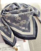 ラグジュアリー 大判スカーフ=classic= - ivonir