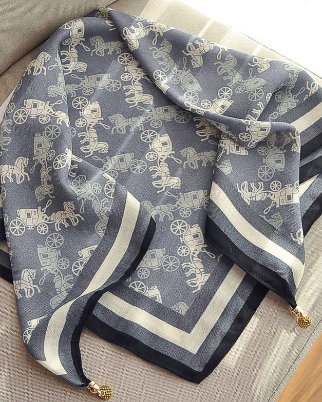 ラグジュアリー 大判スカーフ=classic= - ivonir