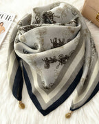 ラグジュアリー 大判スカーフ=classic= - ivonir