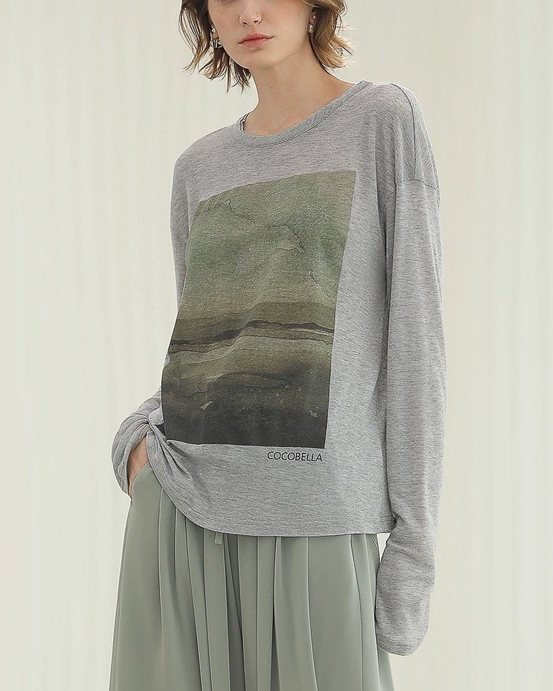 【COCOBELLA】プリントTee - 印象派 - ivonir