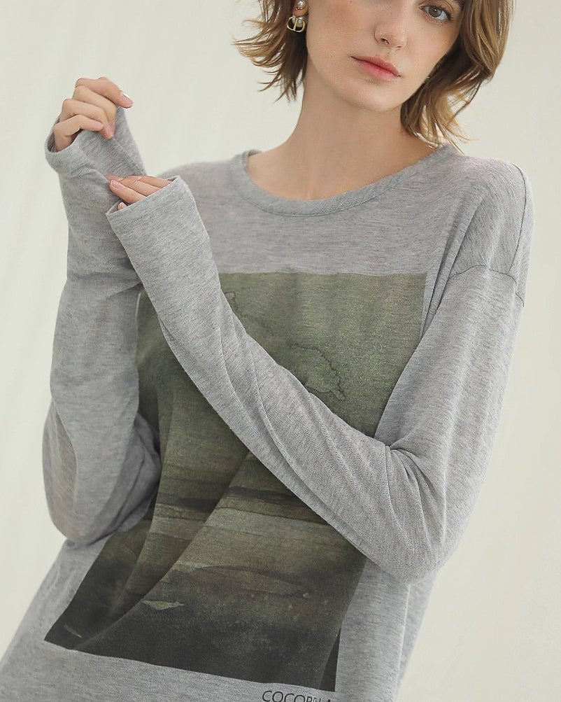 【COCOBELLA】プリントTee - 印象派 - ivonir