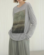 【COCOBELLA】プリントTee - 印象派 - ivonir