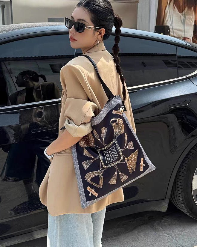  - French style - スカーフ バッグ - ivonir