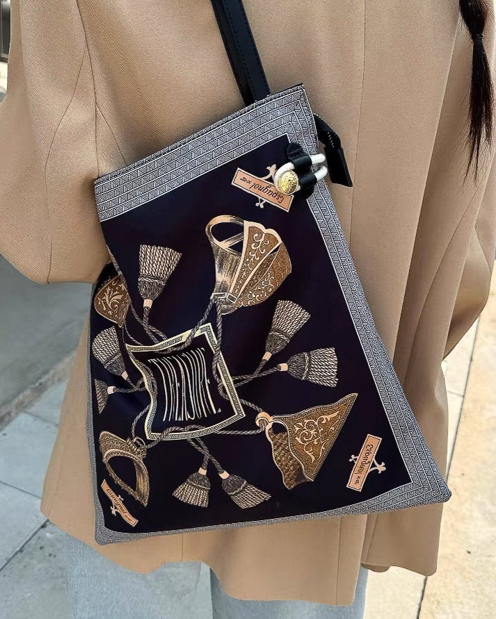  - French style - スカーフ バッグ - ivonir