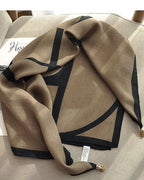 ラグジュアリー 大判スカーフ=geometry= - ivonir