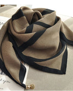 ラグジュアリー 大判スカーフ=geometry= - ivonir