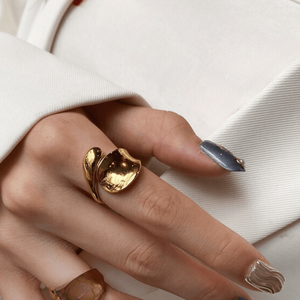 glossy snake ring - ivonir