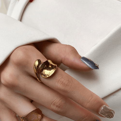 glossy snake ring - ivonir