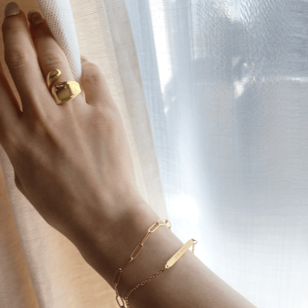 glossy snake ring - ivonir