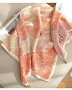 ラグジュアリー 大判スカーフ=HANABI= - ivonir