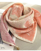 ラグジュアリー 大判スカーフ=HANABI= - ivonir