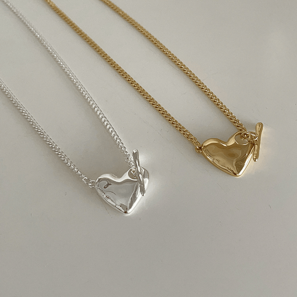 Heart Toggle Clasp necklace - ivonir