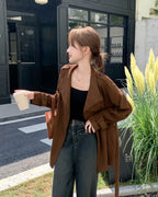 スタンドカラートレンチコート - ivonir