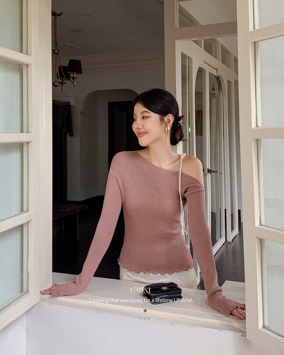 ワンショルダートップス - ivonir