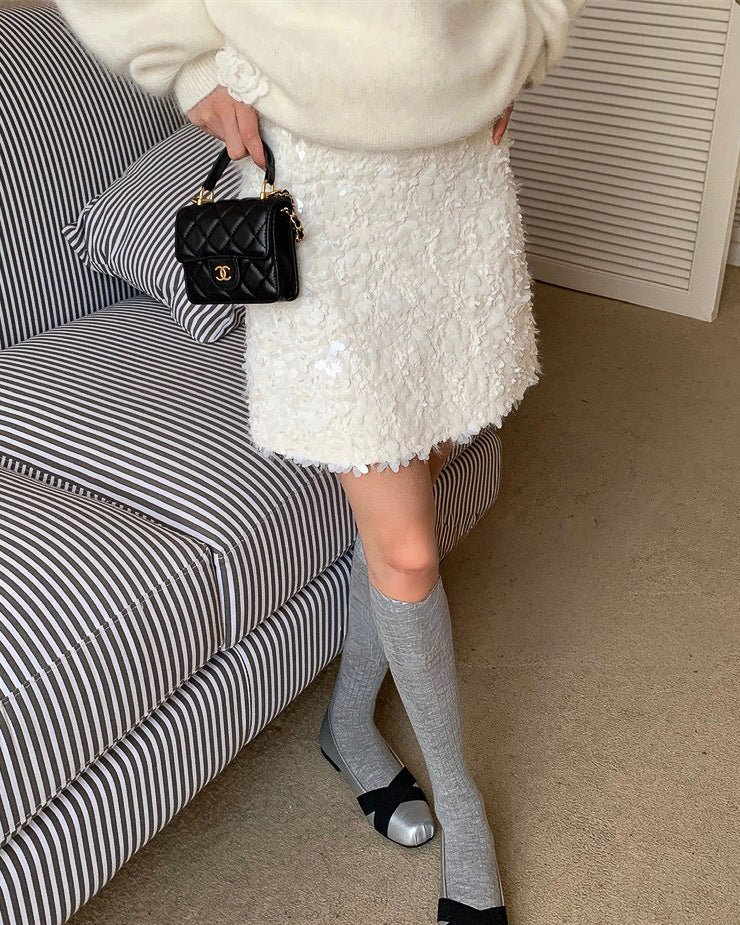 スパンコールシャイニースカート - ivonir