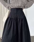 ドレープフレアスカート - ivonir