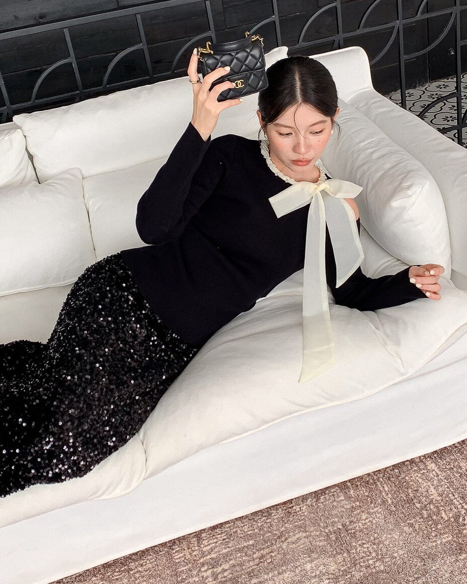 リボンフォーマルトップス - ivonir