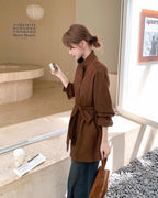 スタンドカラートレンチコート - ivonir
