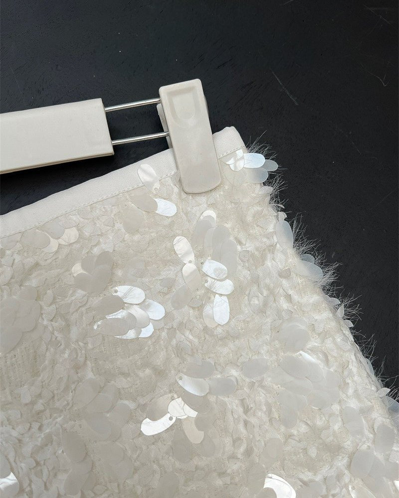 スパンコールシャイニースカート - ivonir