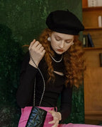 タートルネックデザイントップス - ivonir