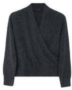 カシュクール ショールカラーニット - ivonir