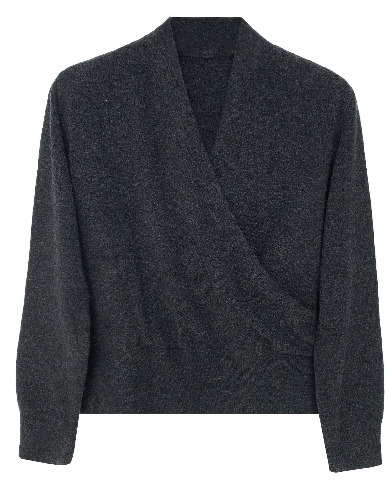 カシュクール ショールカラーニット - ivonir