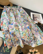 フレンチレトロ アートフレアースカート