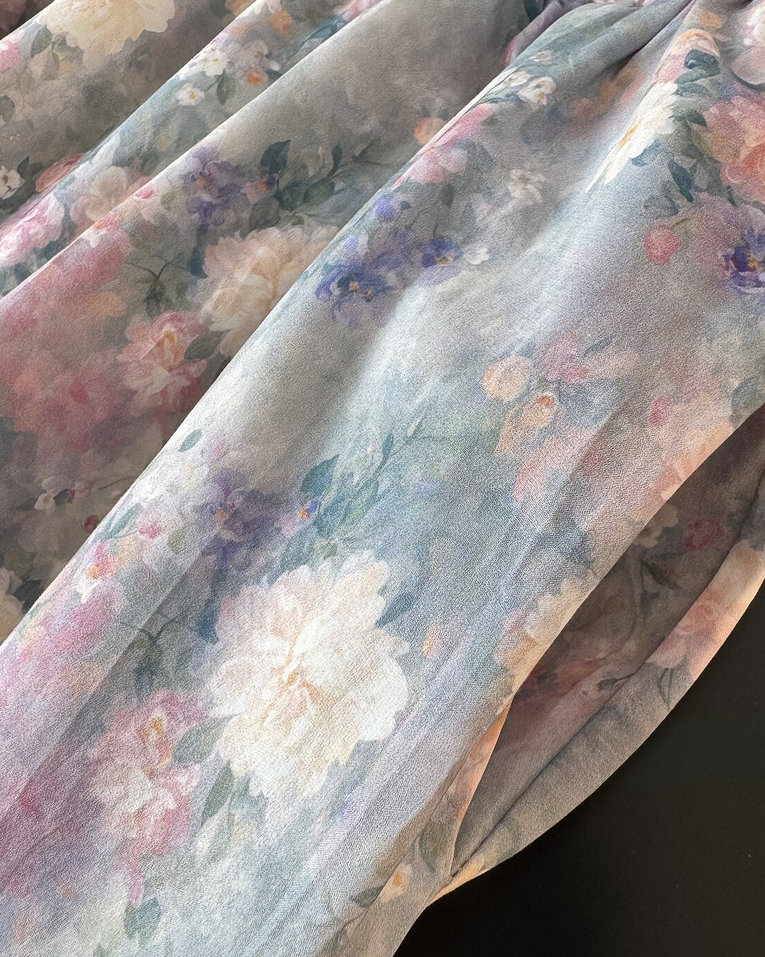 -English garden-アート ロングスカート