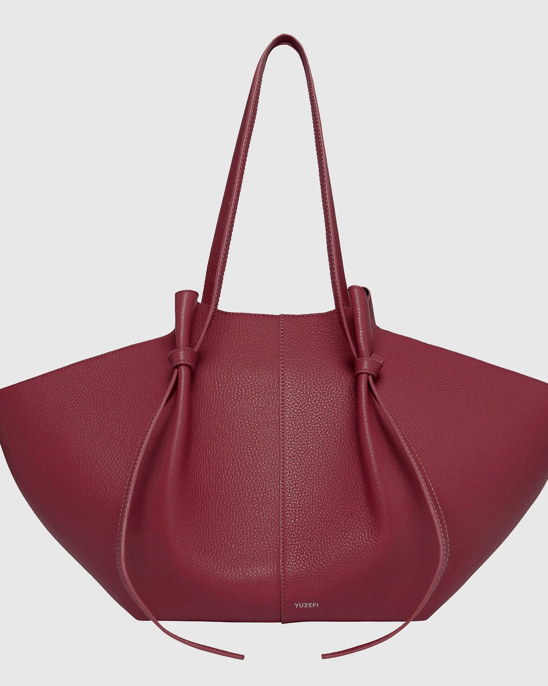 ノットディテール レザートートバッグ - ivonir