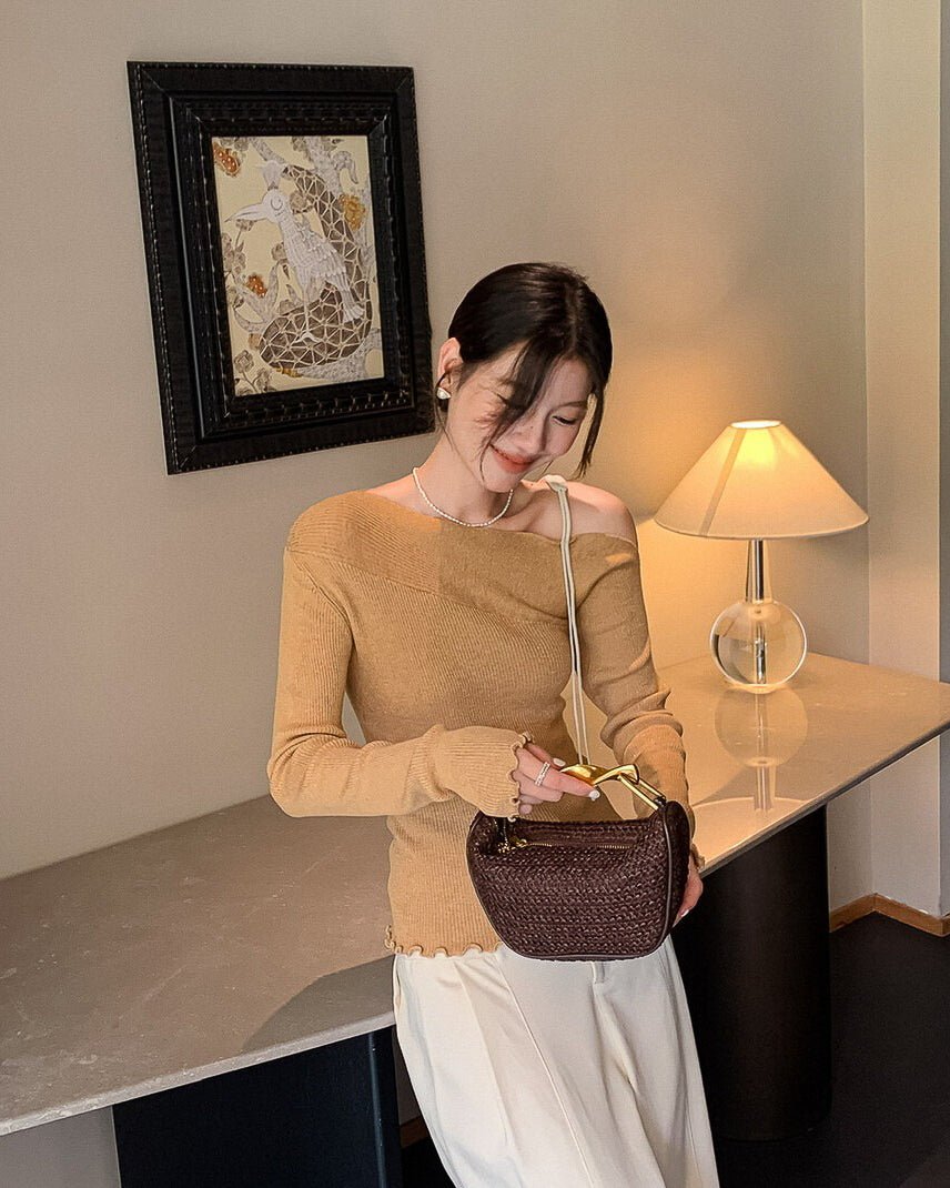 ワンショルダートップス - ivonir