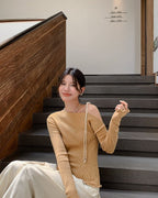 ワンショルダートップス - ivonir