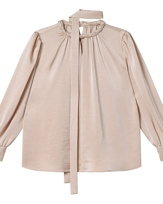 フレンチノット ラグジュアリーブラウス - ivonir