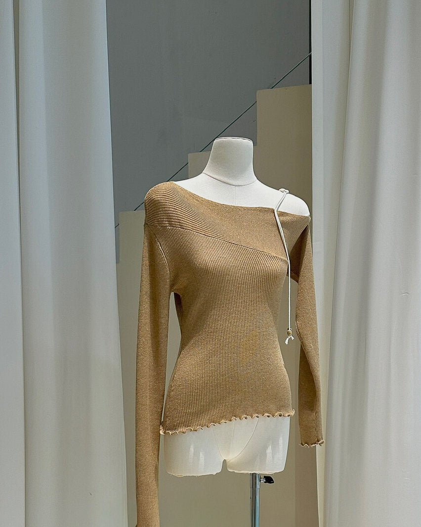 ワンショルダートップス - ivonir