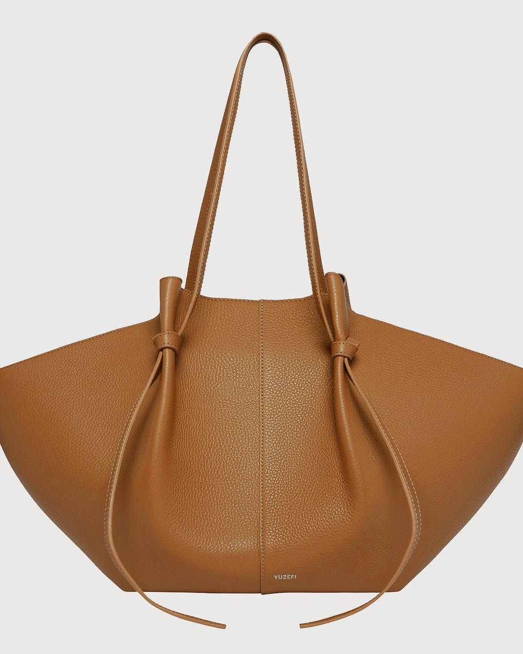 ノットディテール レザートートバッグ - ivonir