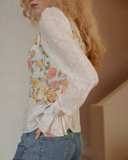 ヴィンテージ フラワーベスト - ivonir