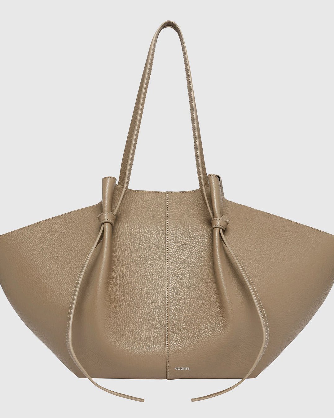 ノットディテール レザートートバッグ - ivonir