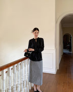 フレンチノット ラグジュアリーブラウス - ivonir