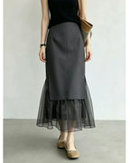 シアーフリルレイヤード スカート