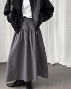 ドレープフレアスカート - ivonir