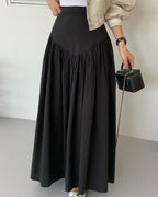 ドレープフレアスカート - ivonir