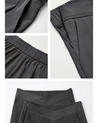 フロントV デザイン ワイドパンツ〈2color〉