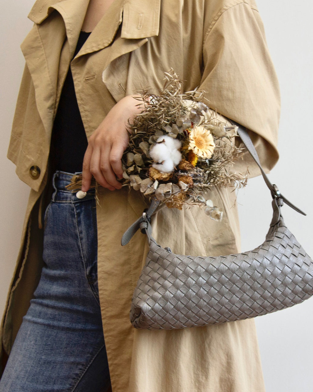 メッシュレザー 2way bag〈3color〉