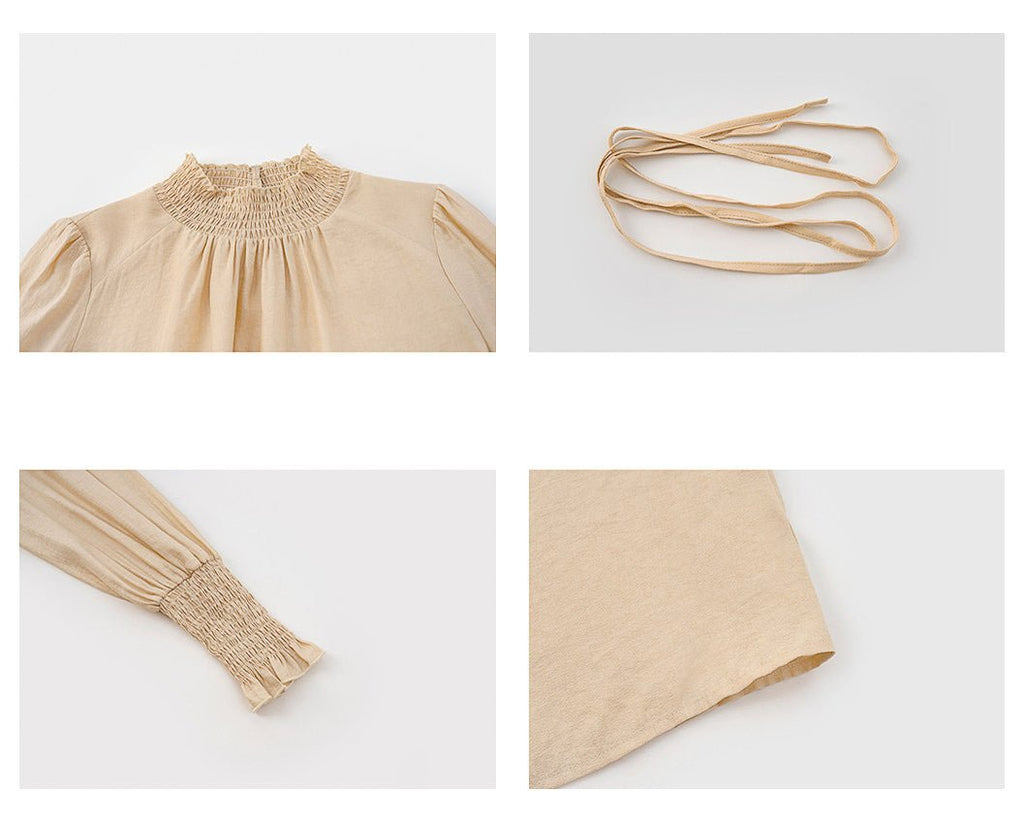  - luxury - ウエストマーク ブラウス - ivonir