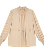  - luxury - ウエストマーク ブラウス - ivonir