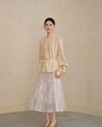  - luxury - ウエストマーク ブラウス - ivonir