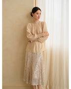  - luxury - ウエストマーク ブラウス - ivonir