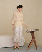  - luxury - ウエストマーク ブラウス - ivonir