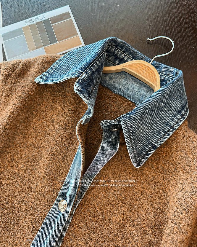 レイヤードライク 異素材MIXシャツ〜カジュアル×きれいめ〜 - ivonir