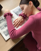 クラシックモダン ニットアップ【セットアップ】 raspberry pink - ivonir