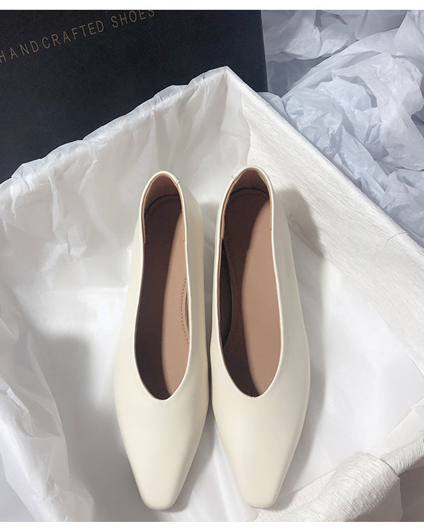 コクーン フレンチ パンプス